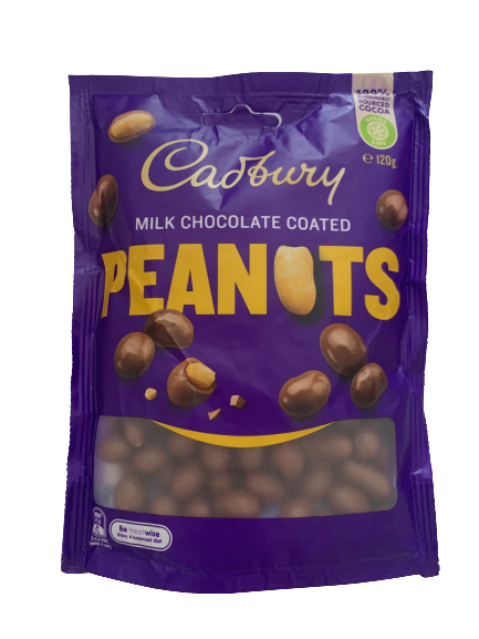 Cadbury Milk Chocolate Coated Peanuts 120g