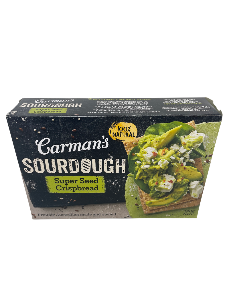 Carmans Sourdough Superseed Crispbread 120g