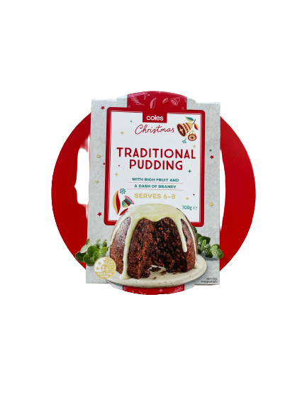 Coles Christmas Pudding Large 700g