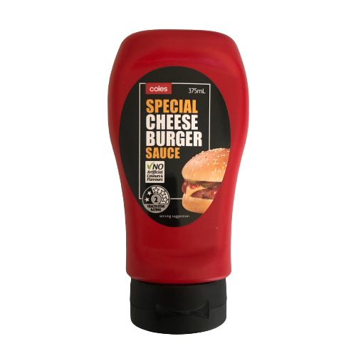 Coles Special Cheeseburger Sauce 375ml