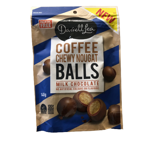 Darrell Lea Coffee Chewy Nougat Balls 140g