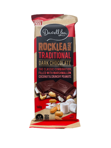 Darrell Lea Rocklea Road Traditional Dark Chocolate 160g