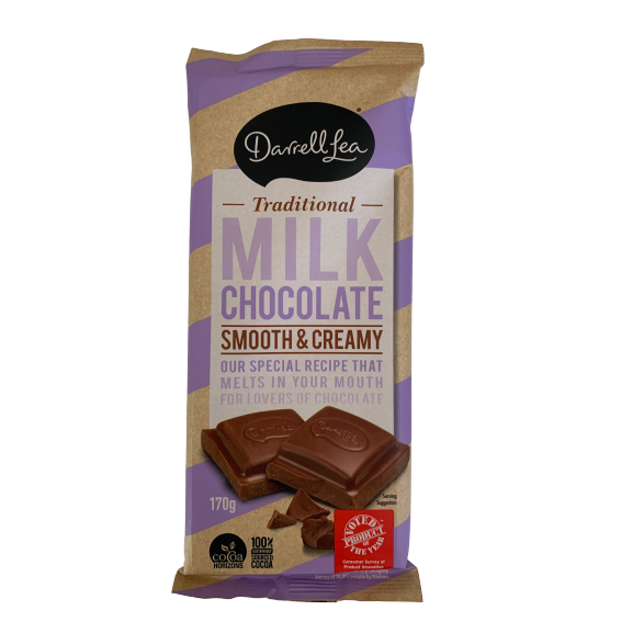 Darrell Lea Milk Chocolate Block 170g