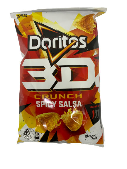 Doritos 3D Crunch Spicy Salsa 130g