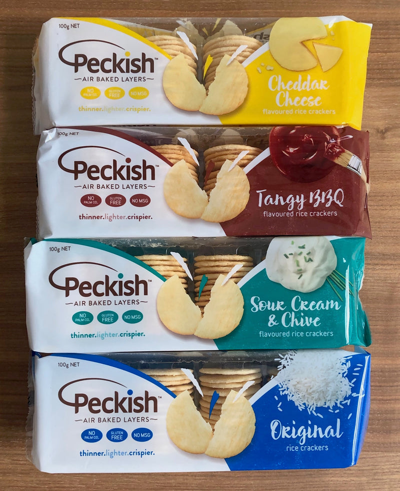 Peckish Rice Crackers (4 Flavour Options)