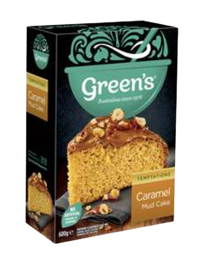 Green's Caramel Mud Cake 600g
