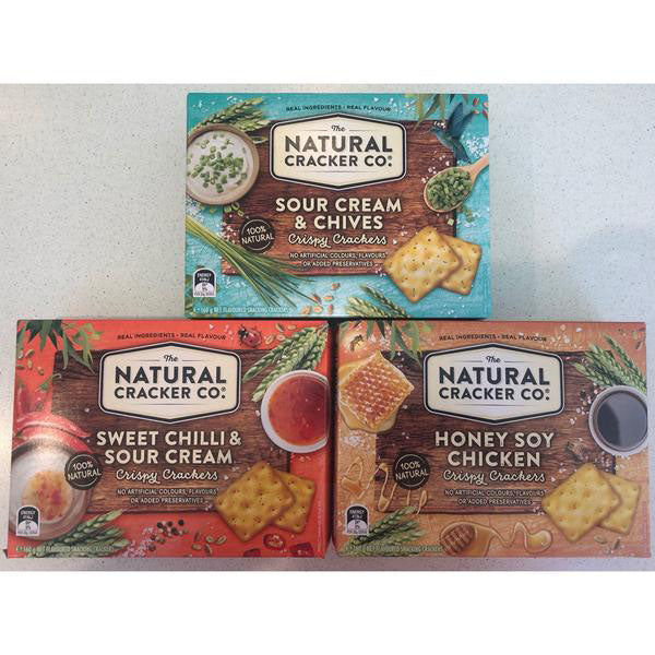 Natural Cracker Company (various flavours)