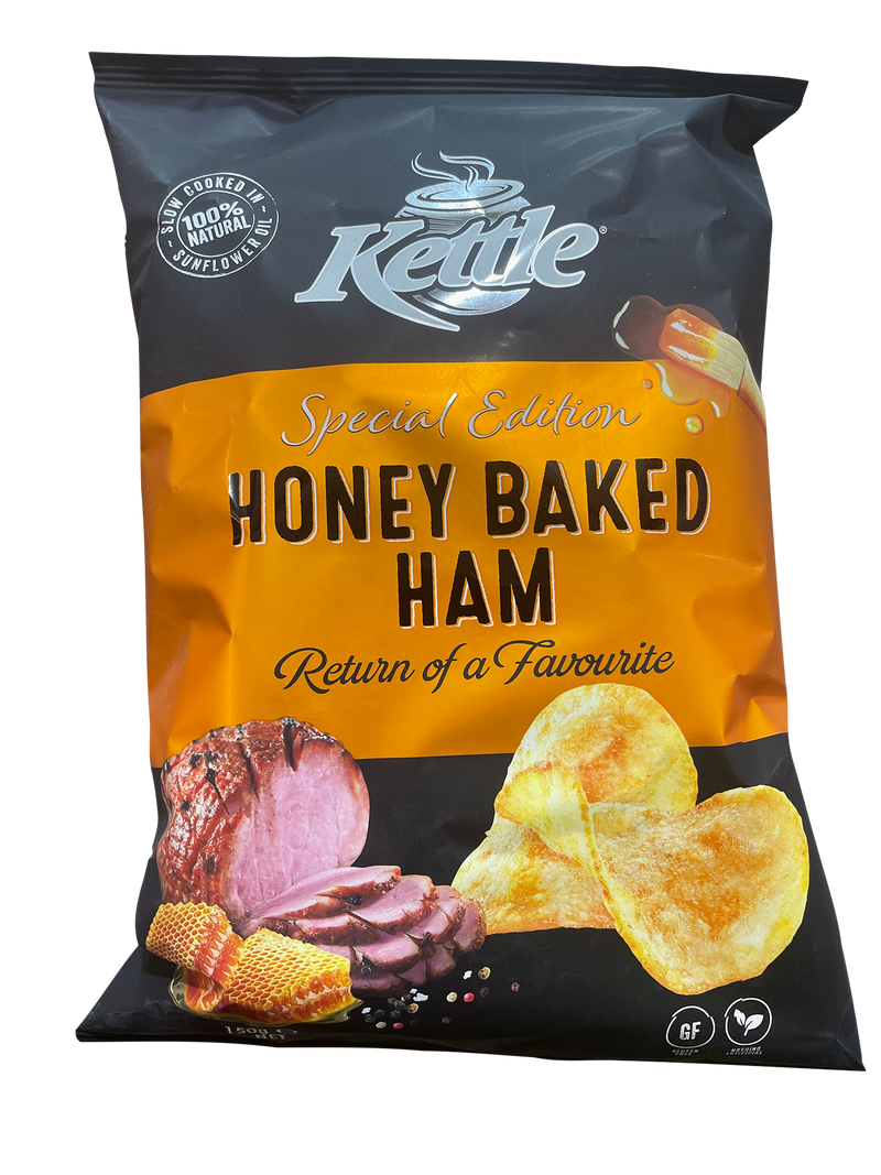 Kettle Special Edition Honey Baked Ham Chips 150g