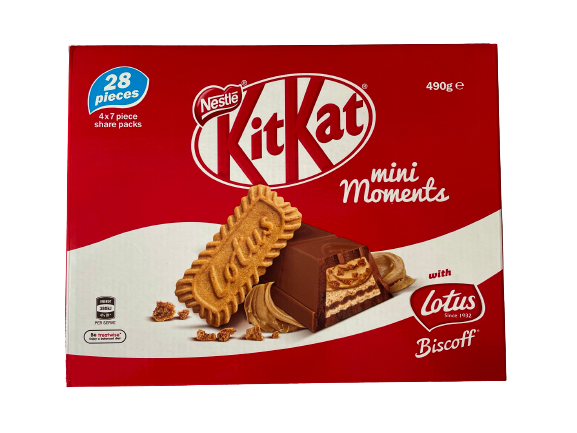 Nestle Kit Kat Chocolatory Special Edition Lotus Biscoff 490g