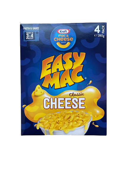 Kraft Easy Mac & Cheese Original Cheese Pasta 280g