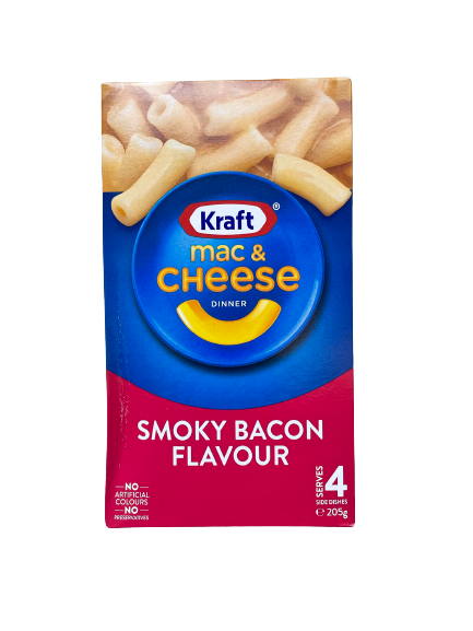 Kraft Mac & Cheese Smoky Bacon Flavour Pasta 205g