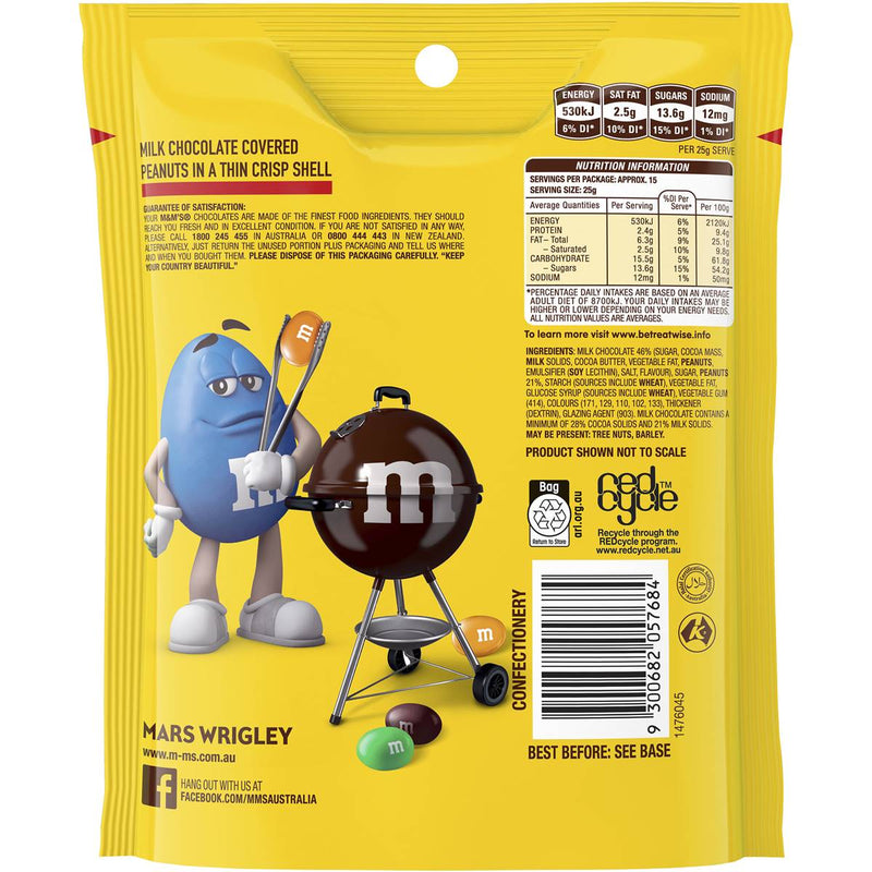 M&M's Milk Chocolate Snack & Share Bag 180g