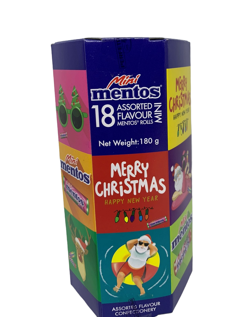 Mini Mentos 18 Assorted Flavour Mini Mentos Rolls 180g