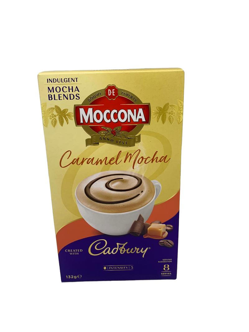 Moccona Cadbury Caramel Mocha 8 Pack 132g