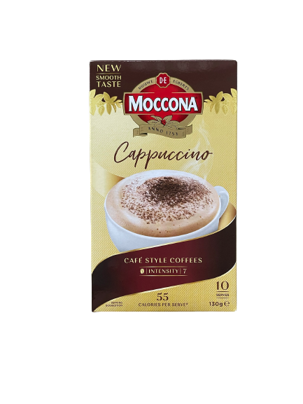 Moccona Cappuccino 10 Pack 130g