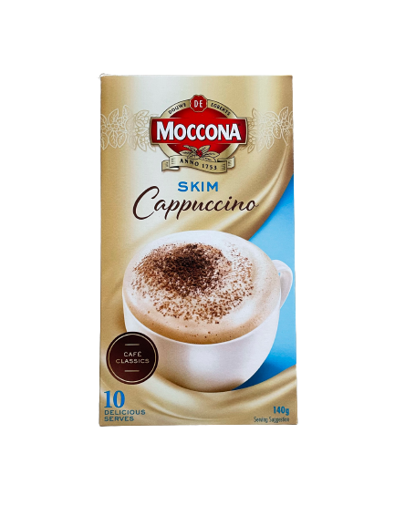 Moccona Skim Cappuccino 10pack 140g