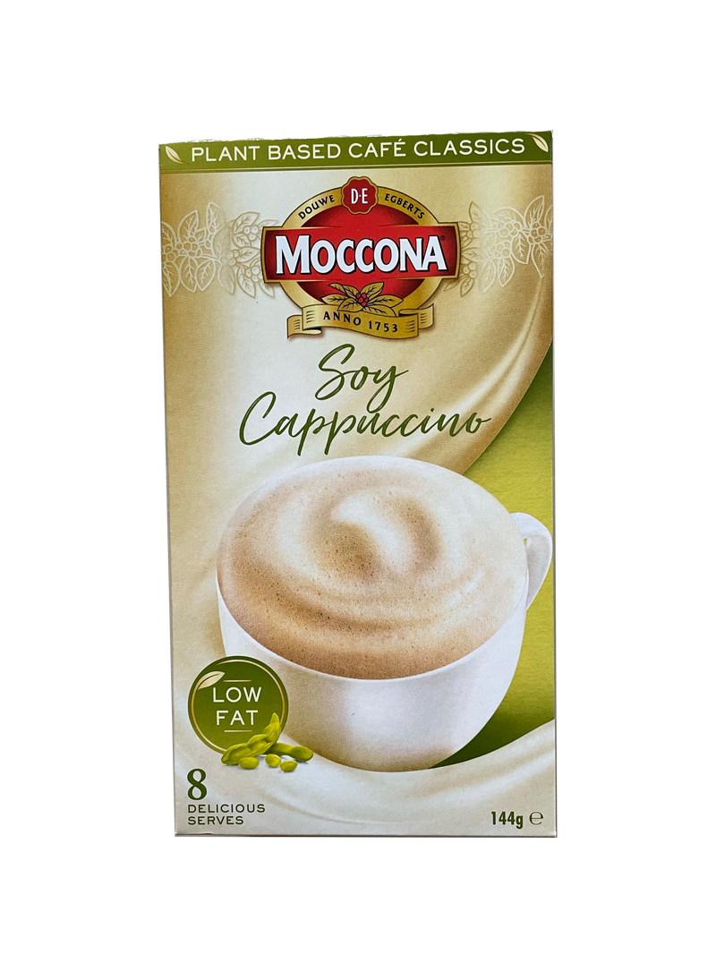Moccona Soy Cappuccino 8 pack 144g