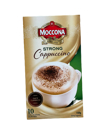 Moccona Strong Cappuccino 10pack 150g