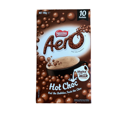 Nestle Aero Hot Chocolate 10 Sachets 185g