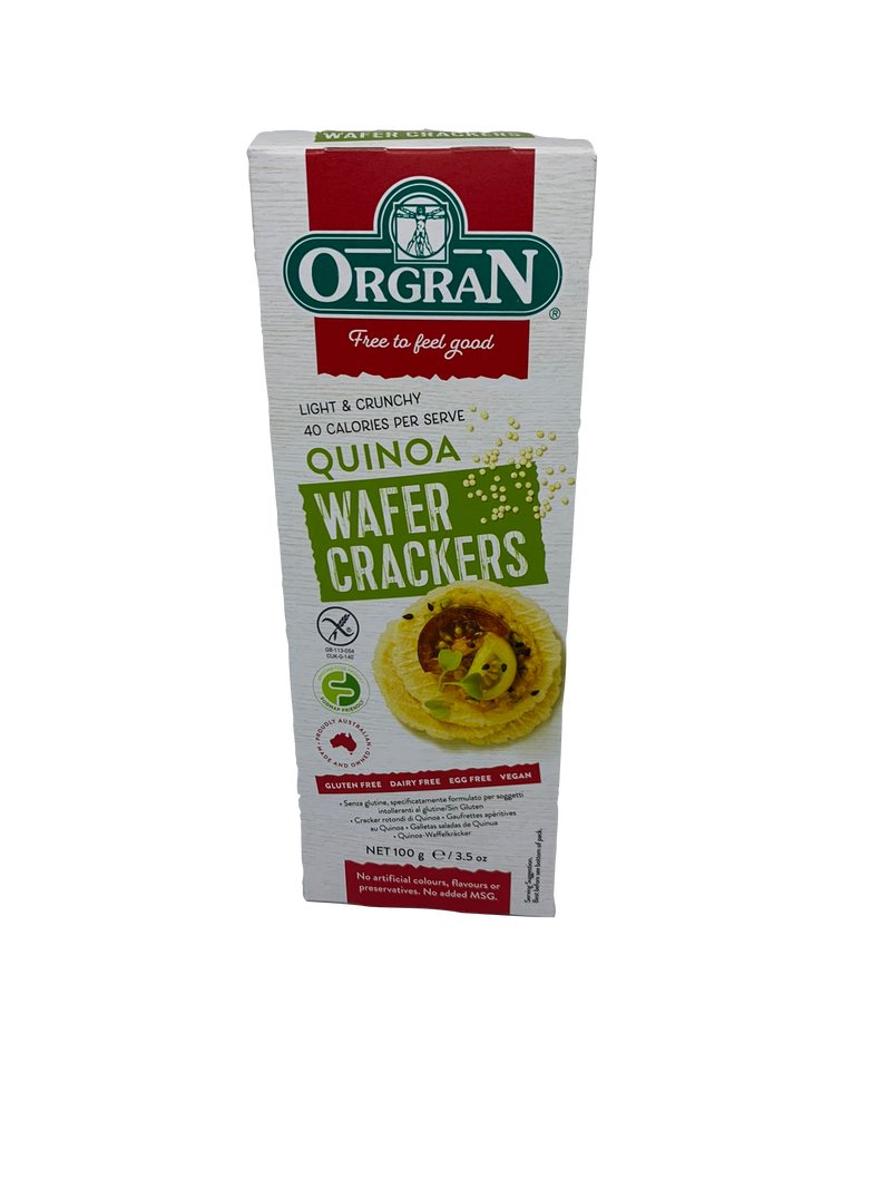 Orgran Quinoa Wafer Crackers 100g