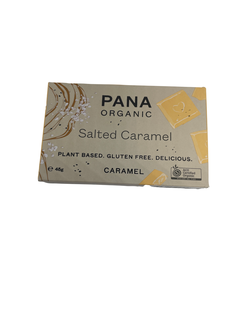Pana Organic White Chocolate & Salted Caramel 45g