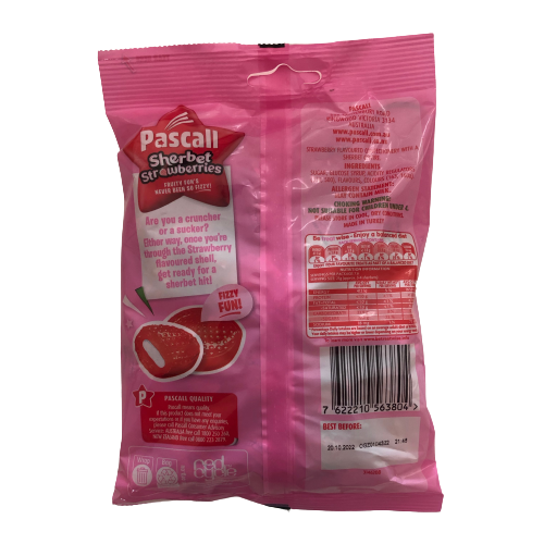 Pascall Sherbet Strawberries 192g