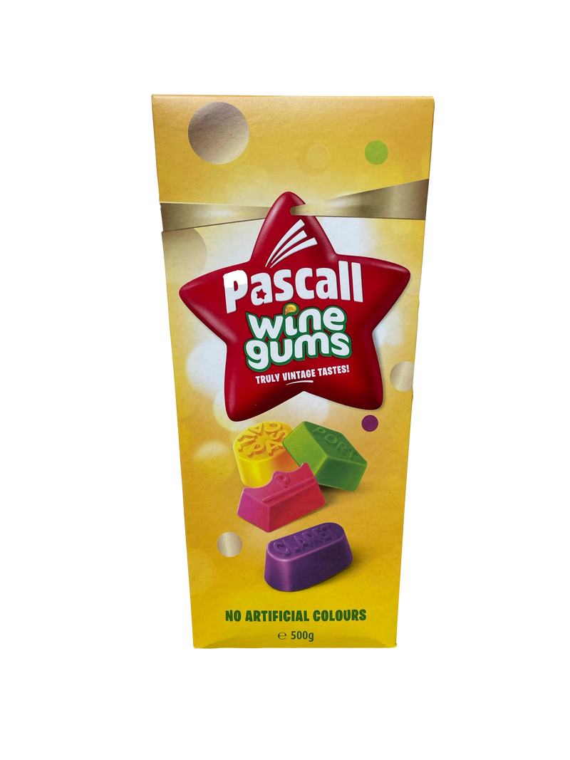 Pascall Wine Gums Gift Box Lollies 500g