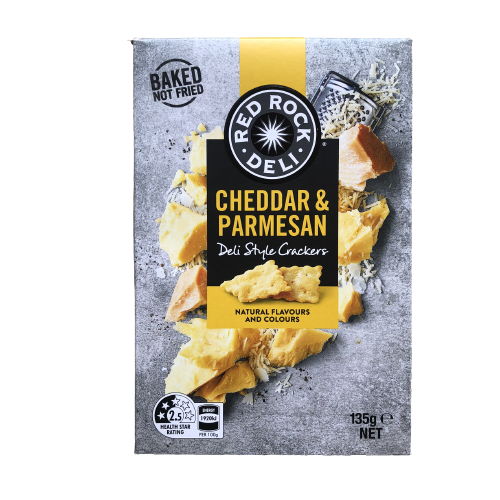 Red Rock Deli Cheddar & Parmesan 135g