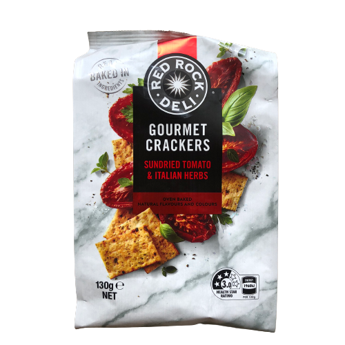 Red Rock Deli Sundried Tomato & Italian Herbs 130g