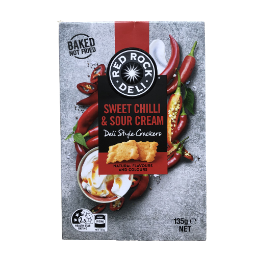 Red Rock Deli Sweet Chilli & Sour Cream 135g