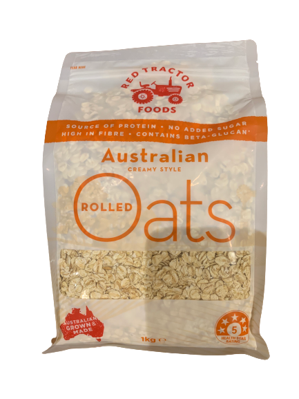Red Tractor Foods Australian Creamy Style Rolled Oats 1kg