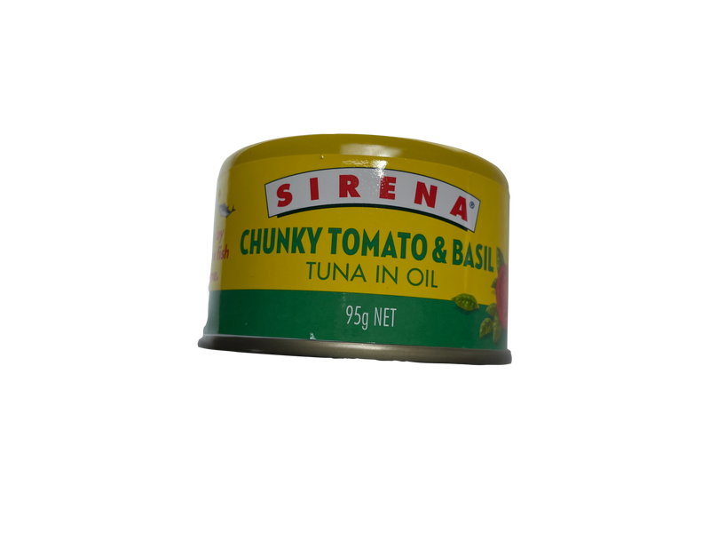 Sirena Chunky Tomato & Basil Tuna 95g