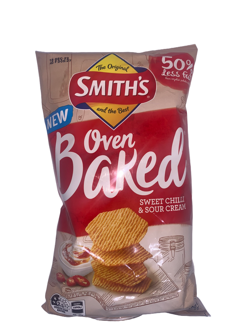 Smith's Baked Sweet Chilli And Sour Cream 130g