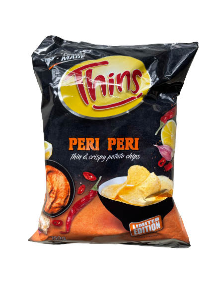 Thins Peri Peri Potato Chips 150g