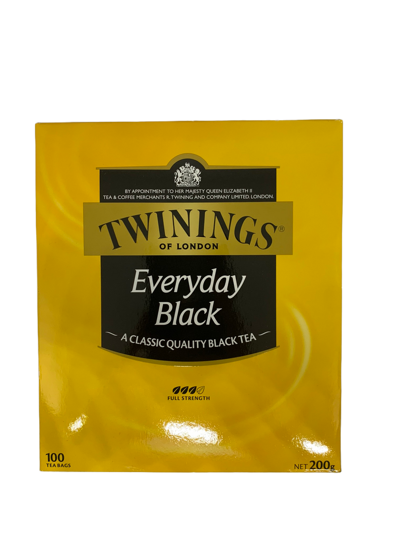 Twinings Everyday Black 100 Tea Bags 200g