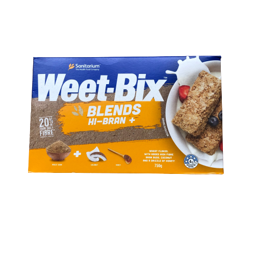 Sanitarium Weet-bix Hi Bran 750g