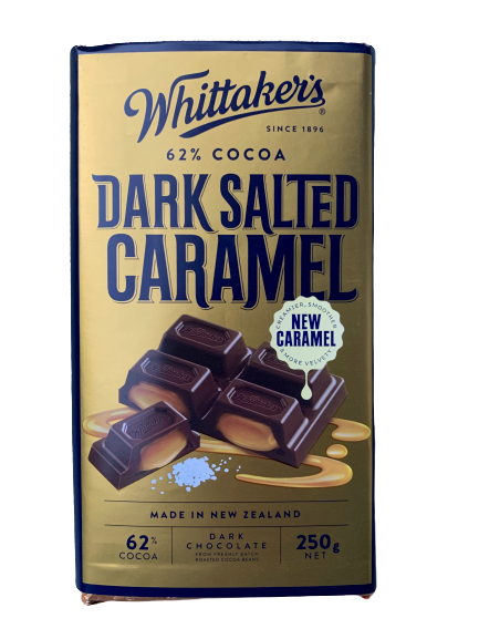 Whittakers Dark Chocolate Salted Caramel Block 250g