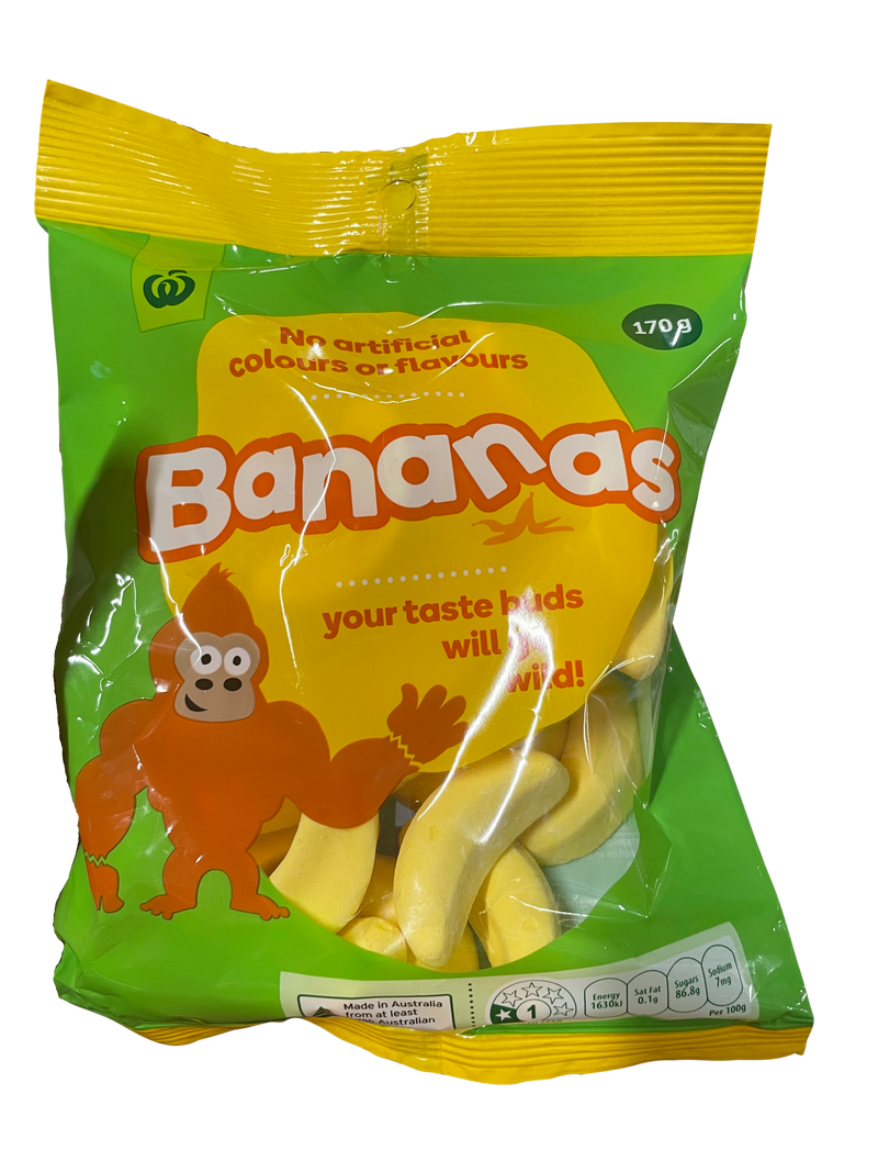 Woolworths Bananas 170g