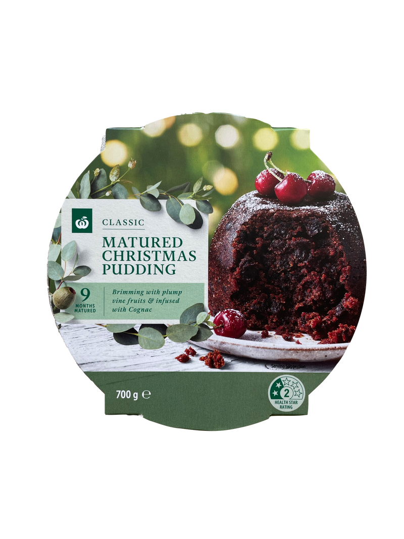 Woolworths Matured Christmas Pudding 700g