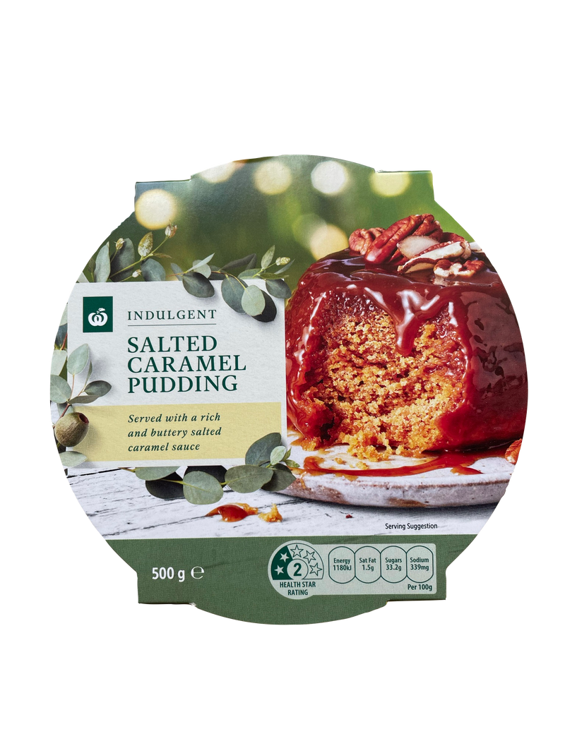 Woolworths Salted Caramel Pudding 500g
